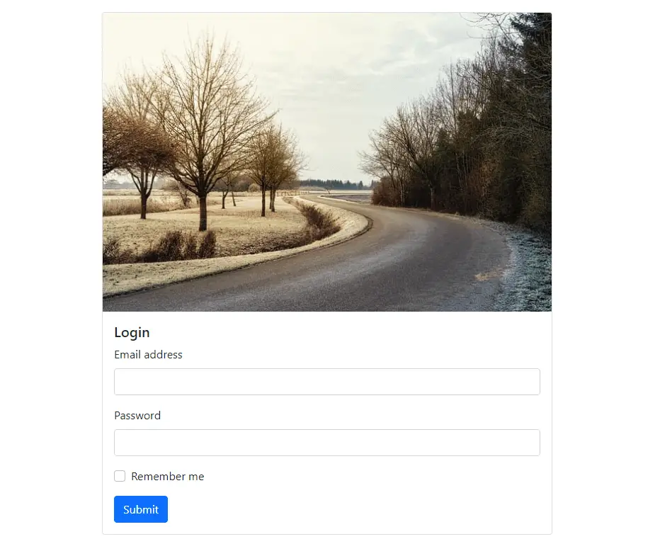 bootstrap 5 login form with image