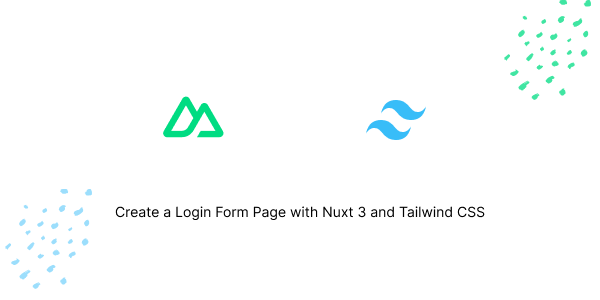 Login Form Page with Nuxt 3 and Tailwind CSS